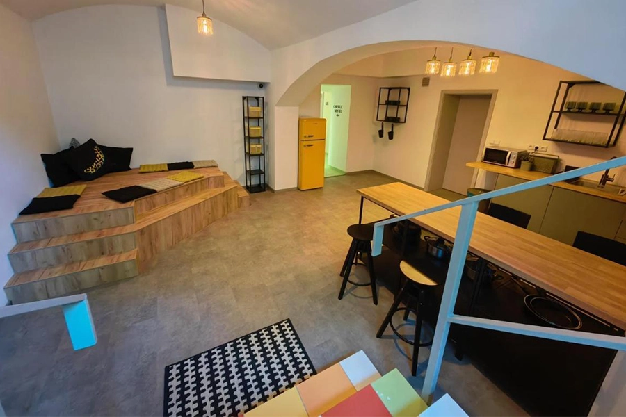 Capsule hostel Erbenova